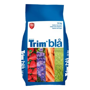 HAGEGJØDSEL TRIM BLÅ 14KG