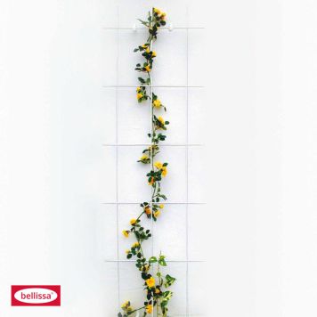 ESPALIER BELLISSA STÅL 150X45 CM HVIT