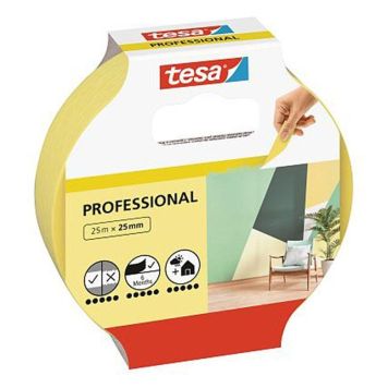 MASKERINGSTAPE TESA MASKING PAINT PROFESSIONAL 25MMX25M