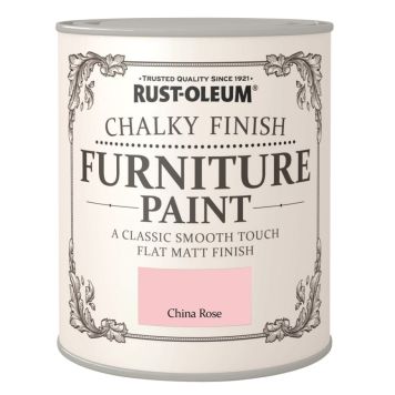 KALKMALING RUST-OLEUM FURNITURE PAINT CHINA ROSE 750ML