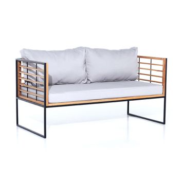 LOUNGESOFA SENSUM ASPVIK TEAK SVART 