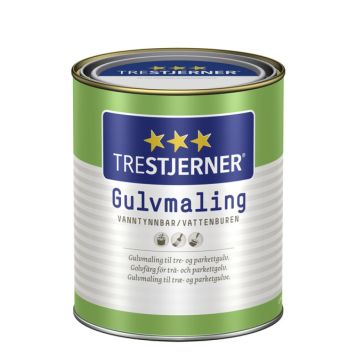 GULVMALING TRESTJERNER BLANK HVIT-BASE 3L