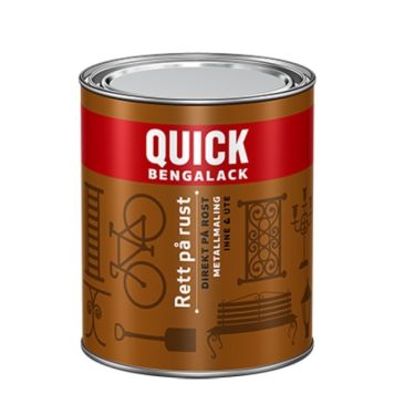 METALLMALING JOTUN QUICK BENGALACK SVART SILKEMATT 0.75L