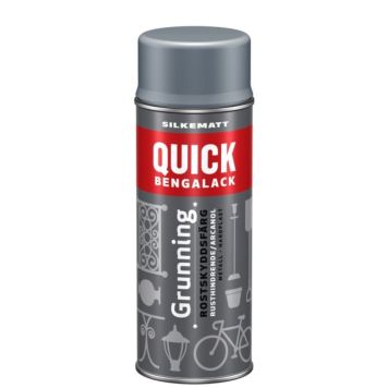 SPRAY QUICK BENGALACK GRUNNING GRÅ SILKMATT 400ML