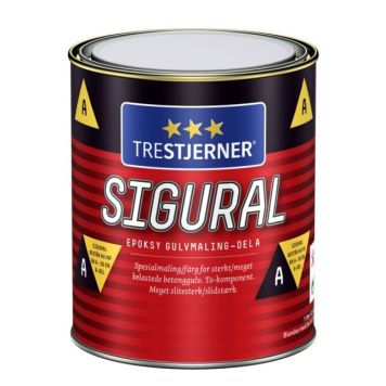 GULVMALING TRESTJERNER SIGURAL A-KOMP 22 SKYGRÅ 0,62L