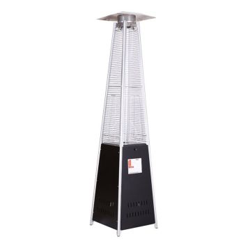 TERRASSEVARMER KINGSTONE PYRAMIDE GASS 1300W SVART