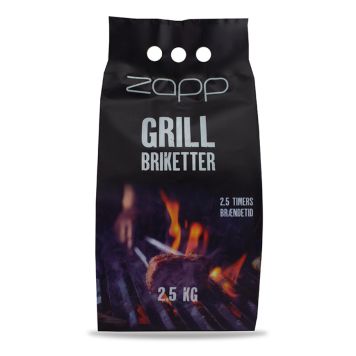 BRIKETTER ZAPP KOKOS 2,5KG