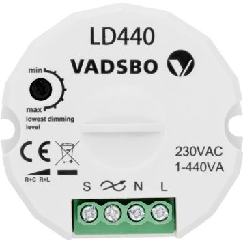  TRYKKDIMMER VADSBO LD440 1-440VA (330W)