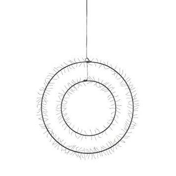 DEKORASJONSBELYSNING MARKSLÖJD DOUBLE Ø50CM SVART