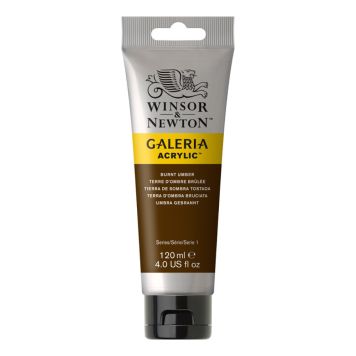 AKRYLFARGE W&N GALERIA NR 076 BRENT UMBRA 120ML