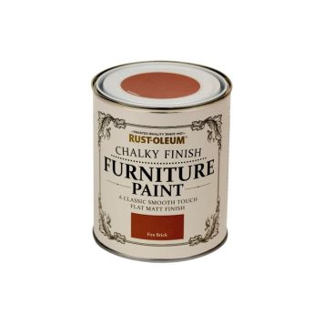 KALKMALING RUST-OLEUM FURNITURE PAINT FIRE BRICK 750ML