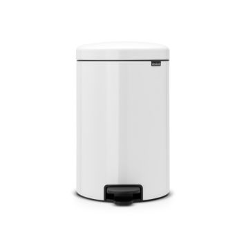 PEDALBØTTE BRABANTIA NEW ICON 20L HVIT