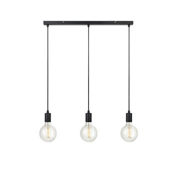 TAKLAMPE MARKSLÖJD SKY PENDANT 3 SVART 