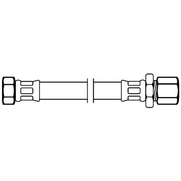 TILSLUTNINGSSLANGE NEOPERL DN8 COMPR X F  10MMX3/8"