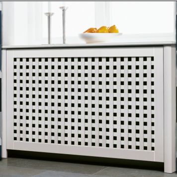 RADIATORSKJULER LUNDBERGS OLIVIA HVIT 950X700MM