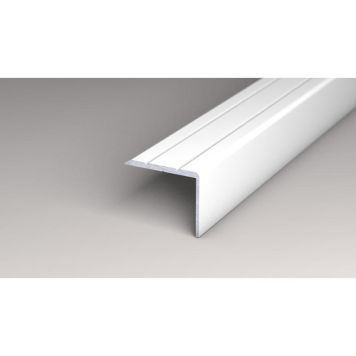 AVSLUTNINGSLIST LOGOCLIC ALUMINIUM  2000X25X20MM HVIT