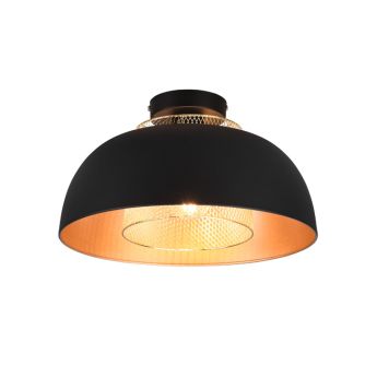 PLAFOND TRIO PUNCH  1XE27 SVART/GULL