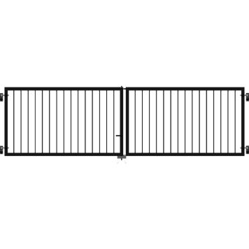 DOBBELPORT PLUS BASIC 300X85CM SVART