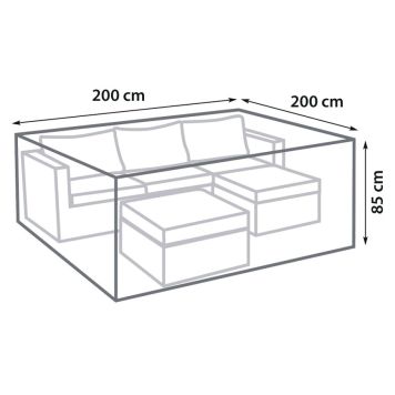 OVERTREKK SENSUM TIL LOUNGESETT 200X200X85 CM