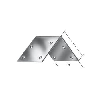 VINKELBESLAG VORMANN 40X40MM GALVANISERT