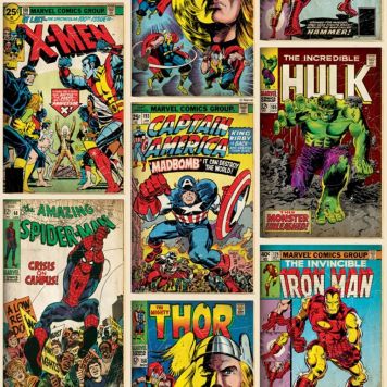 TAPET GRAHAM & BROWN MARVEL ACTION HEROES 70-238