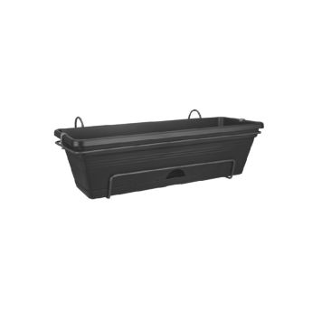 BALKONGKASSE ELHO GREEN BASICS TROUGH ALLIN1 50CM SVART