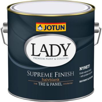 MALING JOTUN LADY SUPREME FINISH 40 HALVBLANK HVIT 2,7L