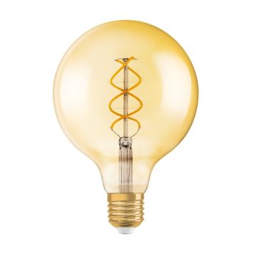 LYSPÆRE LEDVANCE GLOBE VINTAGE LED FILAMENT GULL E27 4,5W