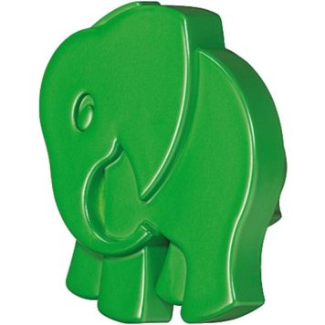 MØBELKNOTT ELEFANT 52X25MM GRØN