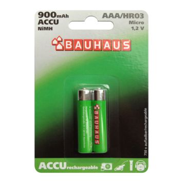 BATTERI AAA/HR03 900MAH 1,2V LADBAR 2 STK