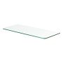 GLASSHYLLE DOLLE STANDARD 800X300X8 MM KLAR 