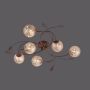 TAKLAMPE PAUL NEUHAUS GRETA 6L RUST/GULL 6XG9 40W