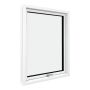 VINDU GENUA TOPPSVING 2-GLASS 11X11 HVITMALT