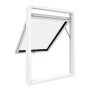 VINDU GENUA TOPPSVING 2-GLASS 11X11 HVITMALT