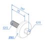 RETTNIPPEL TRIO PERFEKTA FOR FORLENGELSE G15X15