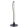 BORDLAMPE JUST LIGHT WAVE 30CM SVART