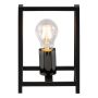 BORDLAMPE JUST LIGHT 15X15X23,5CM SVART