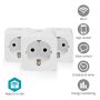 VEGGUTTAK NEDIS SMARTLIFE WIFI SMART PLUG M/STRØMMÅLER 3PK