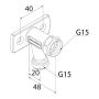 TAPPVENTIL TRIO PERFEKTA G20 STANDARD BLYFRI AZH-MESSING