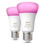 LYSKILDE PHILIPS HUE WCA E27 6,5W 2-PACK