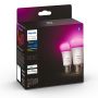 LYSKILDE PHILIPS HUE WCA E27 6,5W 2-PACK