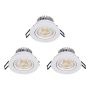 DOWNLIGHT MARKSLÖJD BALDER LED HVIT 6W 3-PACK