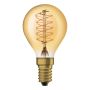 LYSKILDE OSRAM LED GLOBE GOLD 2200K E14 3,4W