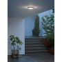 VEGGLAMPE KONSTSMIDE CESENA RUND LED HVIT IP54