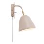 VEGGLAMPE NORDLUX FLEUR BEIGE