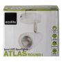 SPOTRONDELL ECOLITE ATLAS ROUND HVIT