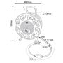 LEDLIST ECOLITE TAURUS WORK WHEEL 25M