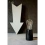 BORDLAMPE HOME SWEET HOME RUND E27 SVART