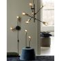 TAKLAMPE NORDLUX JOSEFINE SVART/MESSING