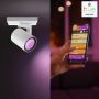 TAKSPOTLIGHT PHILIPS HUE ARGENTA PLATE/SPIRAL HVIT